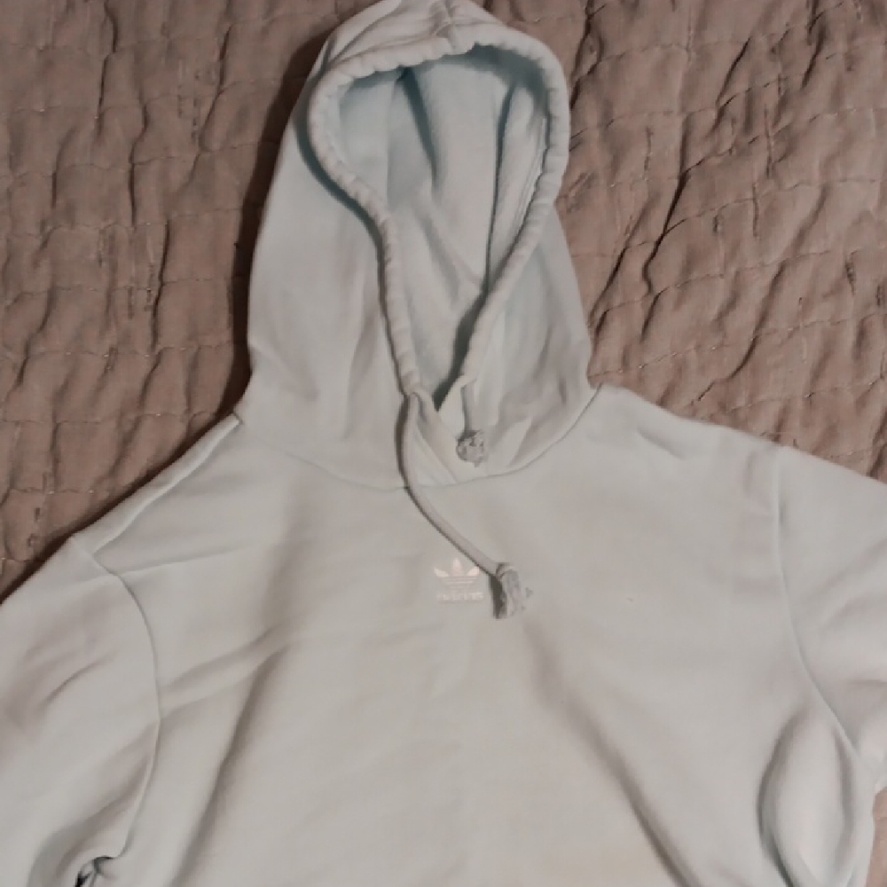 Adidas Sky Blue Pullover Hoodie